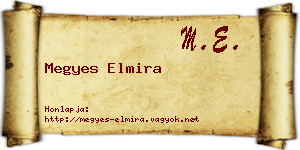 Megyes Elmira névjegykártya